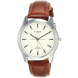 Timex Men Beige Round Dial Analog Watch - TW00ZR261E-27