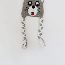 Woonie Unisex Kids Grey Caps-picture-35