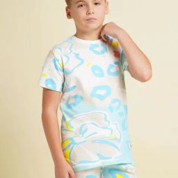 Jack & Jones Junior Boys Tanager Turquoise T-Shirts-image-44
