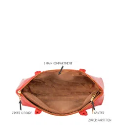 Baggit Red Solid Medium Tote image 4