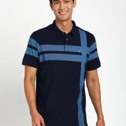 Turtle Black Cotton Slim Fit Printed Polo T-Shirt-image-90