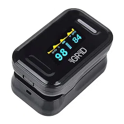iGRiD IG-1620 OLED Fingertip Pulse Oximeter (Black) image 1