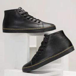 Red Tape Men's Black Ankle High Sneakers-image-63