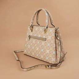Code by Lifestyle Khaki Printed Handbag image 4