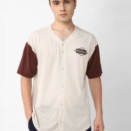 Reebok Beige Regular Fit Baseball Sports T-Shirt-picture-31