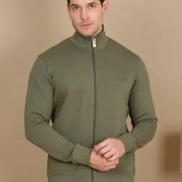 Sweet Dreams Rifle Green Regular Fit Plain Sweatshirt-image-33
