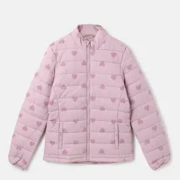 United Colors of Benetton Kids Pink Printed Full Sleeves Jacket-picture-22
