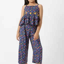 Nauti Nati Girls Printed Top with Palazzos-image-90