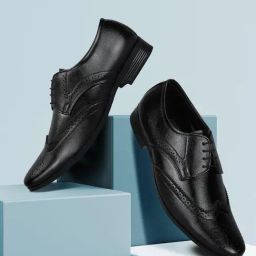Paragon Men's Black Oxford Shoes-image-89