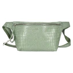 SASSORA Eefa Olive Green Animal Effect Medium Waist Bag-image-17