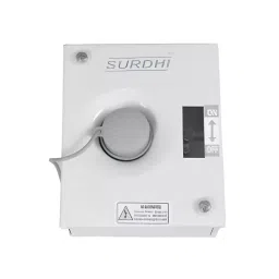 Surdhi PLUG & SOCKET IN SHEET STEEL ENCLOSURE (WITHOUT MCB) 2 Pole+Earth 10 Amp. SDV-DPSB10-19