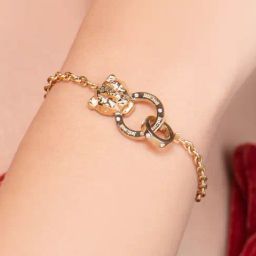 Just Cavalli Golden Catene Flexible Fit Bracelet-image-43