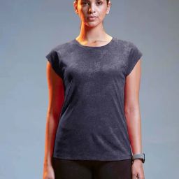 Lyra Grey Self Pattern Sports T-Shirt-picture-16