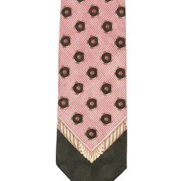 Tossido Pink Printed Broad Tie-picture-0