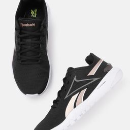 Reebok Women Black Woven Design Mega Flexagon 2.0 Training Shoes-17