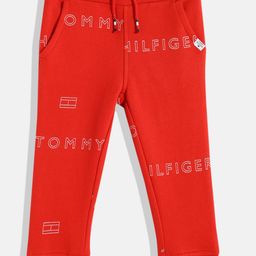 Tommy Hilfiger Boys Brand Logo Printed Joggers-image-43