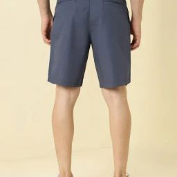 Allen Solly Navy Regular Fit Texture Shorts image 2