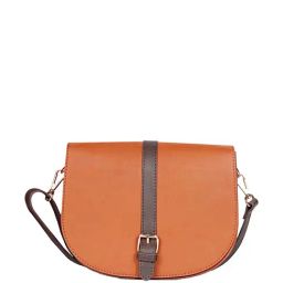 Saint G Brown Solid Medium Sling Handbag-picture-30