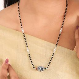 Silberry 925 Sterling Silver Tanvi Indian Mangalsutra-image-32