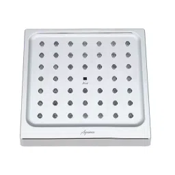 Aquieen 5x5 inch Square Plastic Silver Wall Mount Overhead Shower, AQN 168-image-44