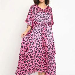 Clovia Pink Printed Kaftan-picture-32