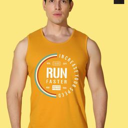 WOOSTRO Pack Of 2 PrintedSuper Combed Cotton Gym VestsVWS26(RUN BLACK)(RUN MUSTARD)-image-37