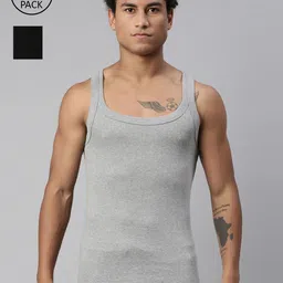 Levis Men Pack of 2 Smartskin Technology Sports Vest with Tag Free Comfort #015-image-18