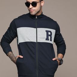 Roadster Men Colourblocked Sweatshirt-image-38