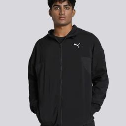 Puma FIT Black Regular Fit Sports Hoodie-image-46