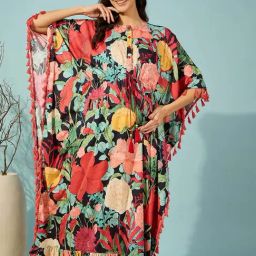 The Kaftan Company Multicolored Printed Kaftan-picture-0