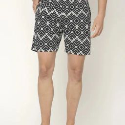 UnderJeans by Spykar Black Printed Boxers-image-64