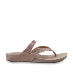 Mochi Women's Beige Thong Sandals-image-60
