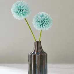 Fabindia Green Ceramic Guldan Cut Bud Vase-10