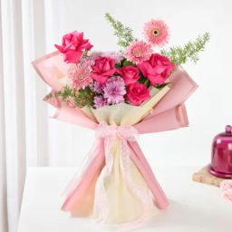 Charming Pink Blossoms Bouquet-image-13