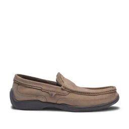 Woodland Men's Khaki Loafers-image-46