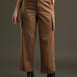 Globus Dark Beige Relaxed Fit Mid Rise Cargos-picture-15