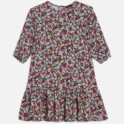 Allen Solly Girls Multicolor Cotton Floral Dress-image-35
