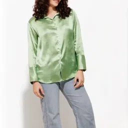 Urban Sundari Green Casual Fit Shirt-picture-38
