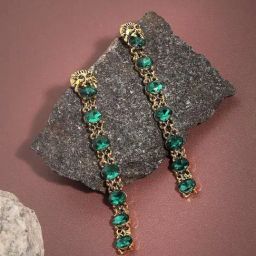 Sohi goldplated drop earrings for women-11