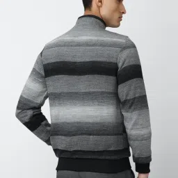 Van Heusen Multi Regular Fit Striped Reversible Jacket image 3