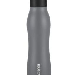 Borosil Grey 950 ml Stainless Steel Water Bottle-image-94