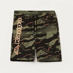 KAPPA Boys Black Cotton Printed Shorts-picture-17