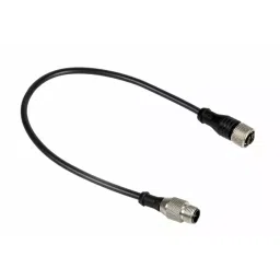 RS PRO Actuator Cable Straight Female 3 way M12 to Straight Male 3 way M12 Sensor 2 m, 8771189-5