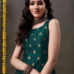 KALINI Regular Kurta with Salwar & With Dupatta image 5