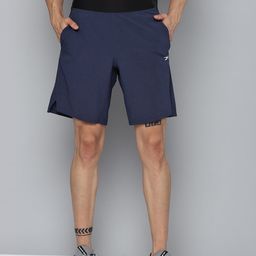 Reebok Men Navy Blue Solid Speedwick Training Epic Sports Shorts-image-7