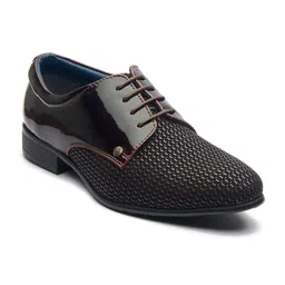 MICHAEL ANGELO Men Textured Formal Derbys-51
