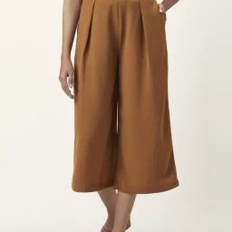 Annabelle by Pantaloons Brown High Rise Culottes-picture-38