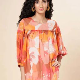 Marigold Lane Multicolored Printed Tunic-picture-5
