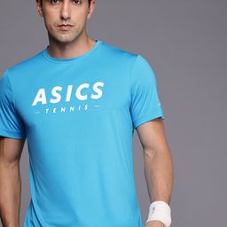 ASICS Brand Logo Printed Quick Dry & Moisture Wicking Tennis Sports T-shirt-image-55