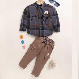 UNO KIDS Boys Rust Pure Cotton Clothing Set-picture-12